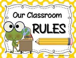 kindergarten rules clipart